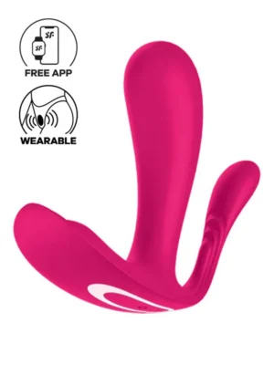 Satisfyer Top Secret+ Connect App Pink - G-punktsvibrator 1