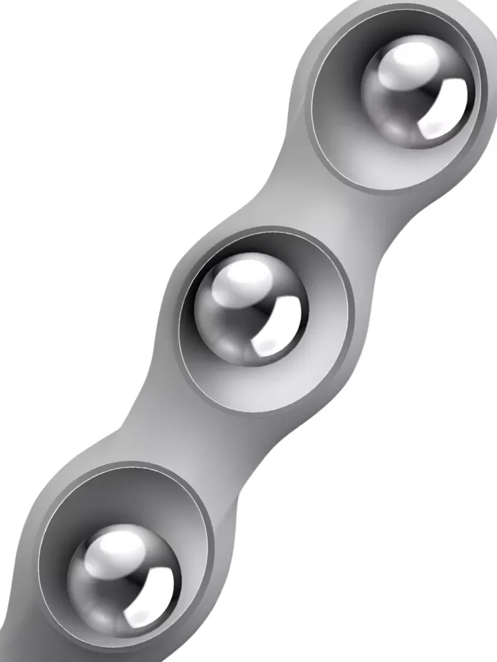 Satisfyer Triple Ball-R Weighted Dildo Grey - Analdildo 3