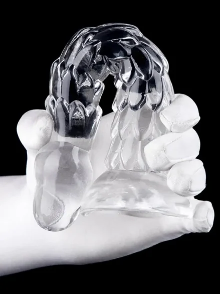 Scales Mush Transparent Dildo 23 cm - Monster dildo 2
