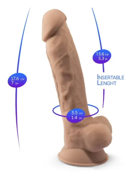 Silex-D The Original Dildo 17,6 cm - Realistisk dildo 3