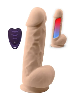 Silex-D Vibrating Dildo 21,5 cm - Dildo med vibrator 1