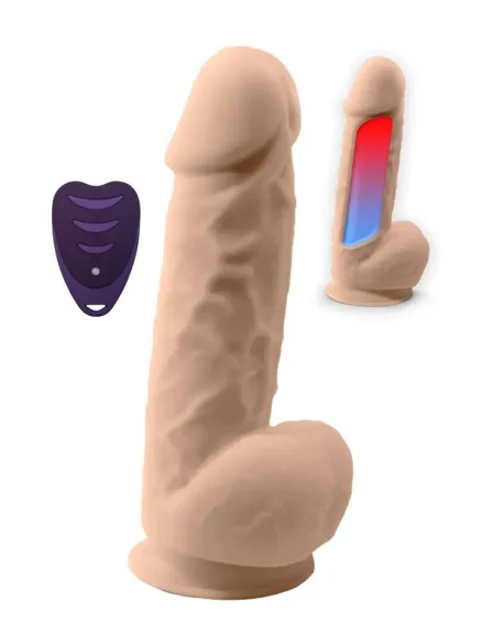 Silex-D Vibrating Dildo 21,5 cm - Dildo med vibrator 1