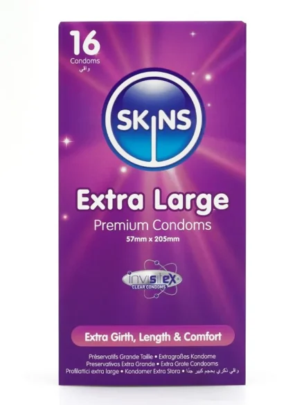 Skins Extra Large Condoms 16-pack - Extra stora kondomer 2
