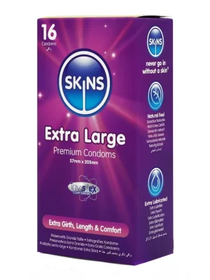 Skins Extra Large Condoms 16-pack - Extra stora kondomer 1
