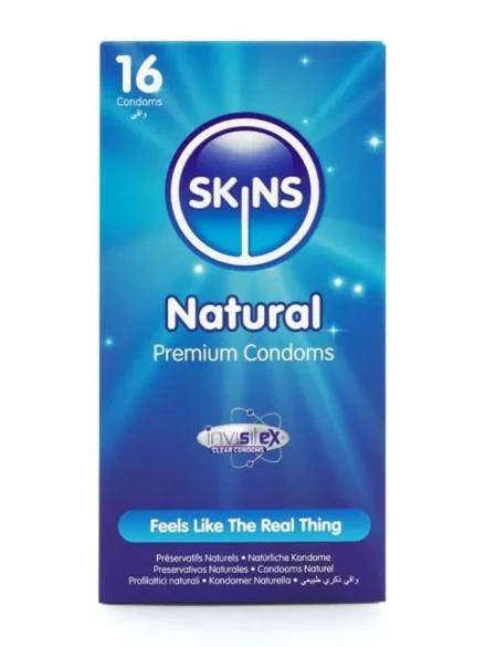 Skins Natural Condoms 16-pack - Kondomer 3