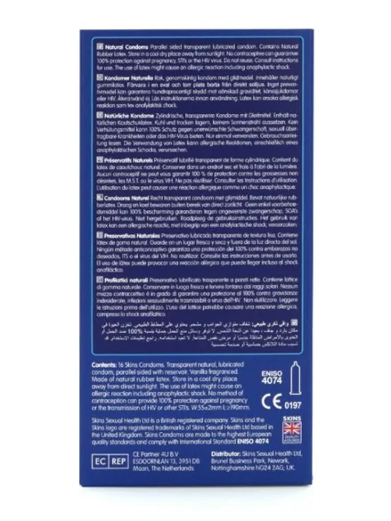 Skins Natural Condoms 16-pack - Kondomer 4