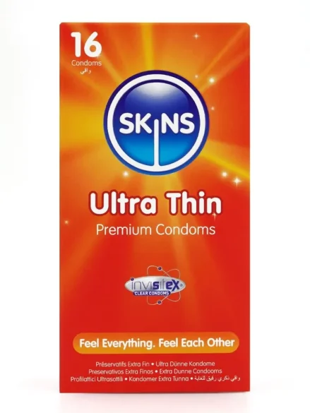 Skins Ultra Thin Condoms 16-pack - Tunna kondomer 2