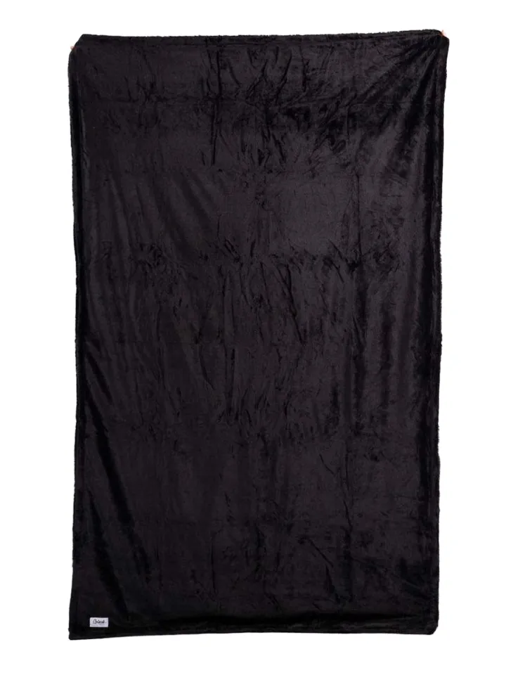 Splash Blanket Furlush Black Large 200x200 cm - Sex lakan 1