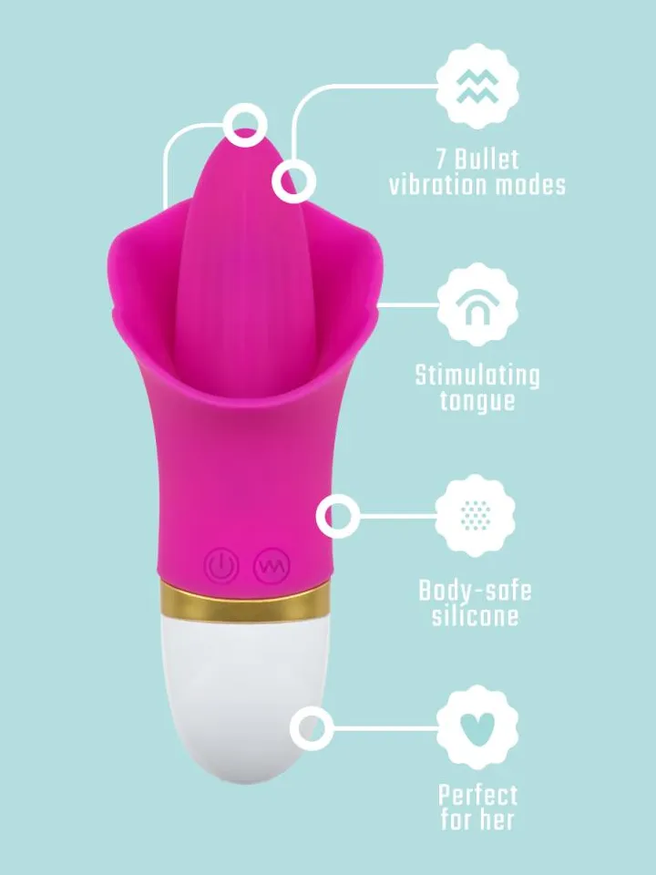 Teazers Clitoris Stimulator With Tongue - Vibrator 1
