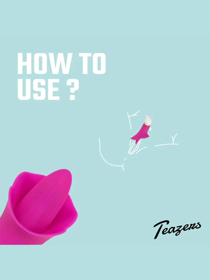 Teazers Clitoris Stimulator With Tongue - Vibrator 2
