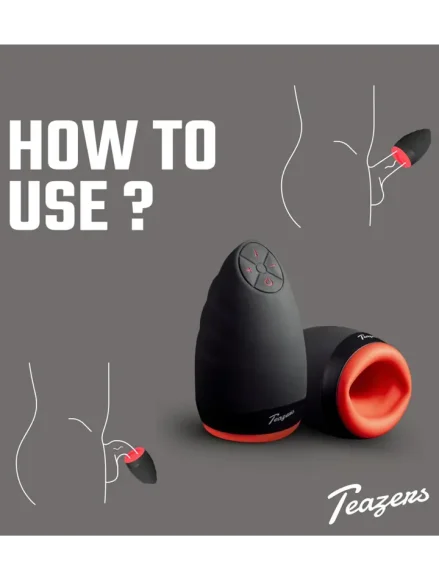 Teazers Heat & Vibration Masturbator - Masturbator med vibration 5