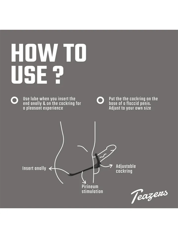 Teazers Triple Prostate Vibrator With Remote - Prostatastimulator 3