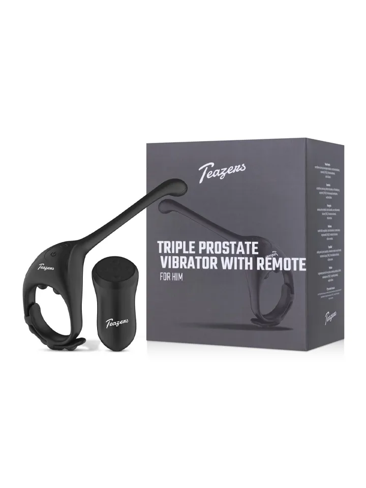 Teazers Triple Prostate Vibrator With Remote - Prostatastimulator 6