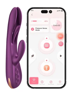 Terri App Controlled Tapping Rabbit Vibrator - Appstyrd rabbitvibrator 1