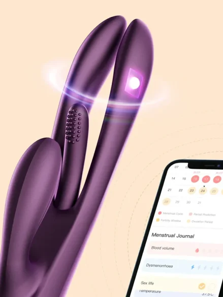 Terri App Controlled Tapping Rabbit Vibrator - Appstyrd rabbitvibrator 3