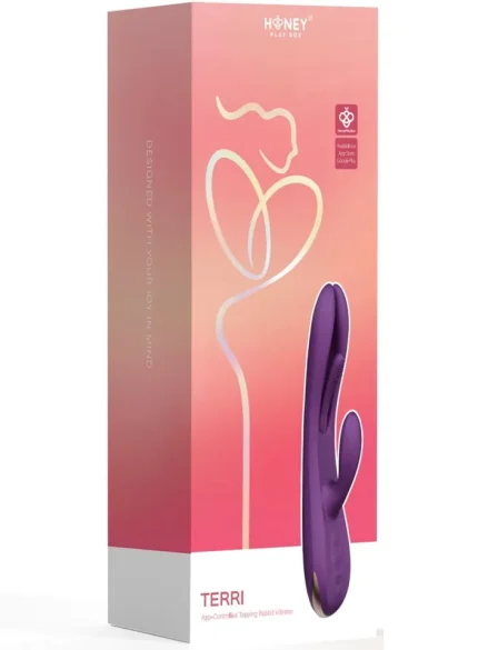 Terri App Controlled Tapping Rabbit Vibrator - Appstyrd rabbitvibrator 5