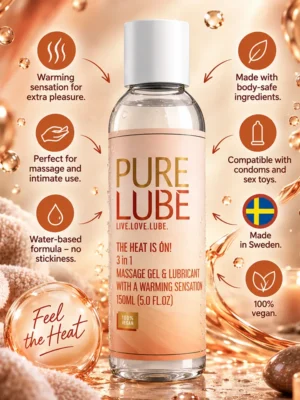 The Heat Is On Lube 3in1 150 ml - Glidmedel & Massagelotion 1