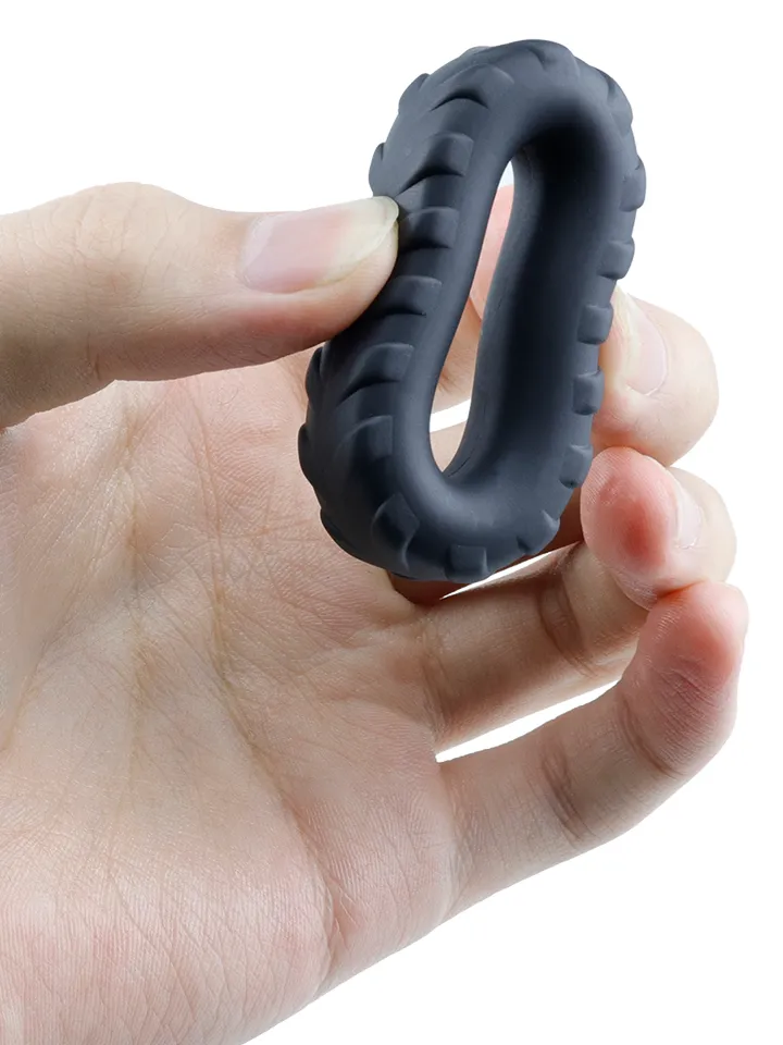 Tire Silicone Power Ring Black - Penisring 2