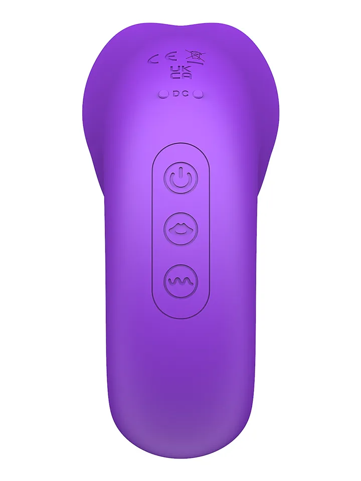 Tongue Flap Dual Vibe Purple - Vibrator 5