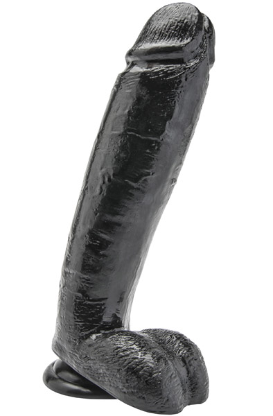 ToyJoy Get Real Cock With Balls Black 25,5 cm - XL dildo 1