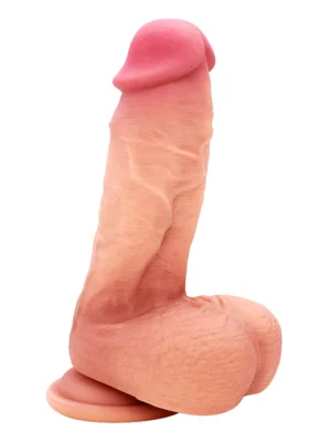 Ultra-Realistic Silicone Dildo With Balls 18 cm - Realistisk dildo 1