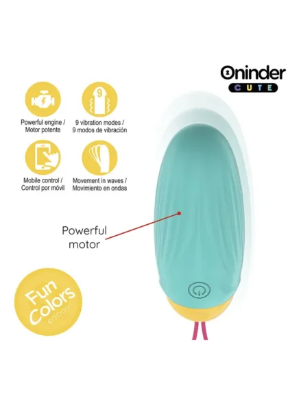 Vibro-Rotating Silicone Gem Egg With App - Appstyrt vibrerande ägg 2