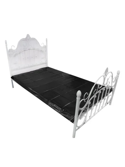 Waterproof Bed Sheet Black 220 x 130 cm - Vinyl lakan 2