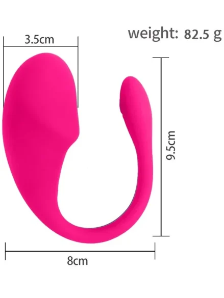 Wearable Bullet Vibrator With App - Appstyrt vibrerande ägg 2