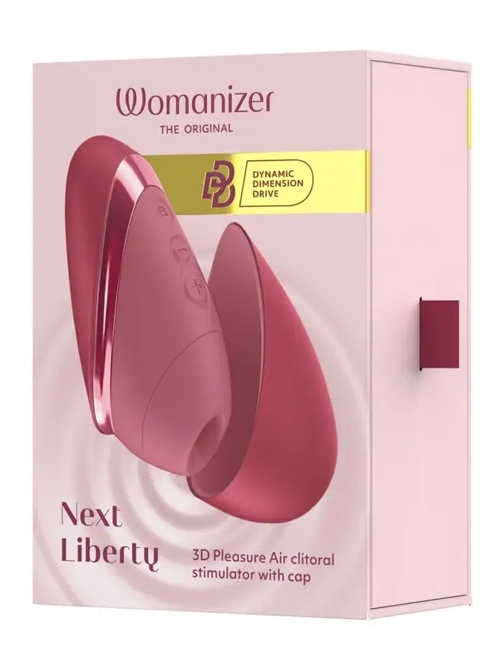 Womanizer Next Liberty Pleasure Air Stimulator Bordeaux - Lufttrycksvibrator 6