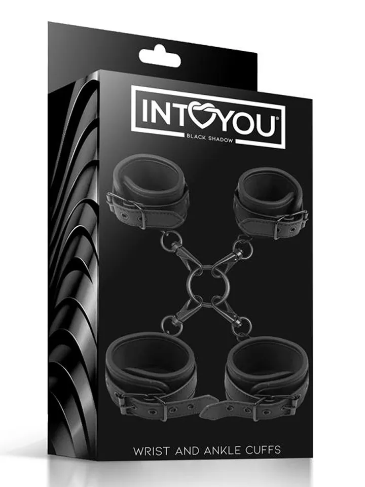 Wrist & Ankle Cuffs Set Vegan Leather - Hand och fotbojor 0