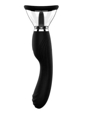 Clitoral Licking Pump With G-Spot Vibrator - Vibrator 0