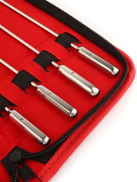 Mr Steel Rosebud Urethral Sounds 8-pack - Dilator paket 0