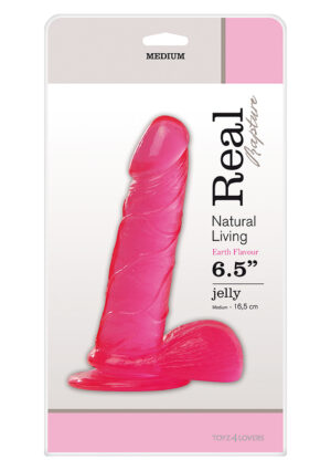DILDO REAL RAPTURE PINK 6.5 INCH-1