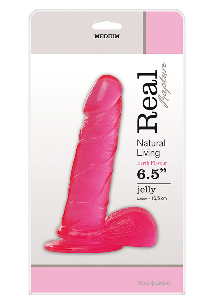 DILDO REAL RAPTURE PINK 6.5 INCH-1