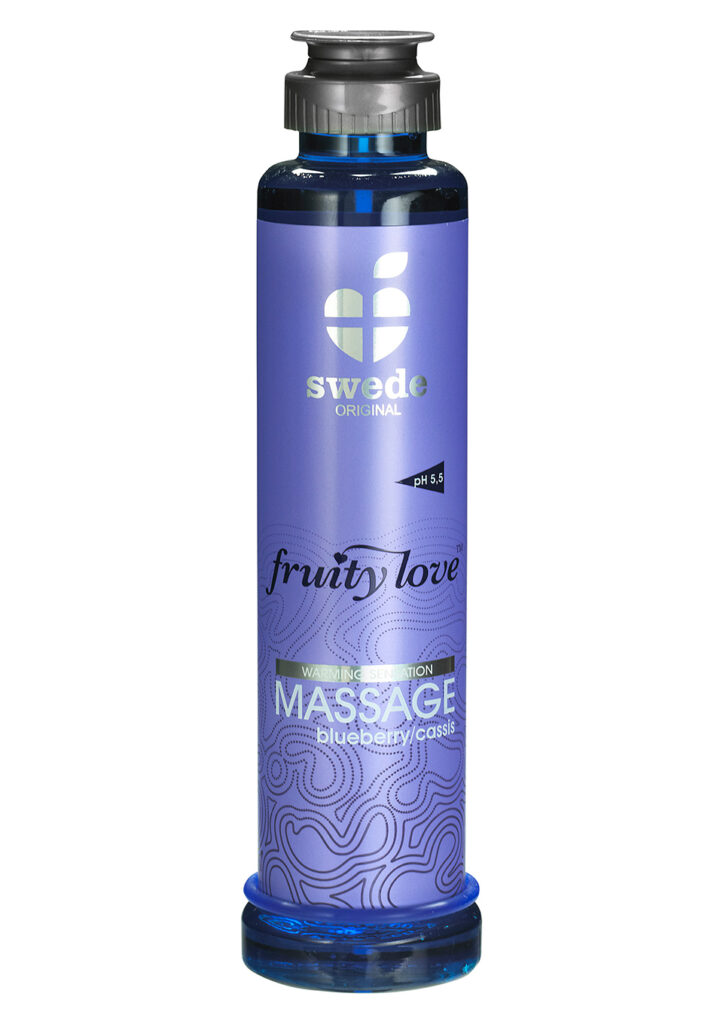 SWEDE HOT MASSAGEOLJA BLÅBÄR/VINBÄR 200 ML-1