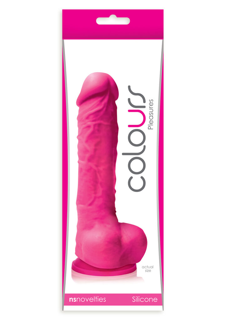 COLOURS PLEASURES SMALL PINK DILDO-1