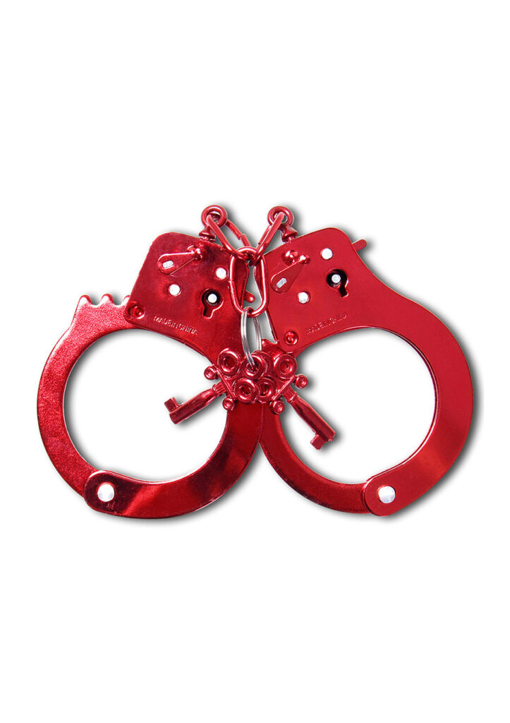 FETISH FANTASY ANODIZED CUFFS RED-1