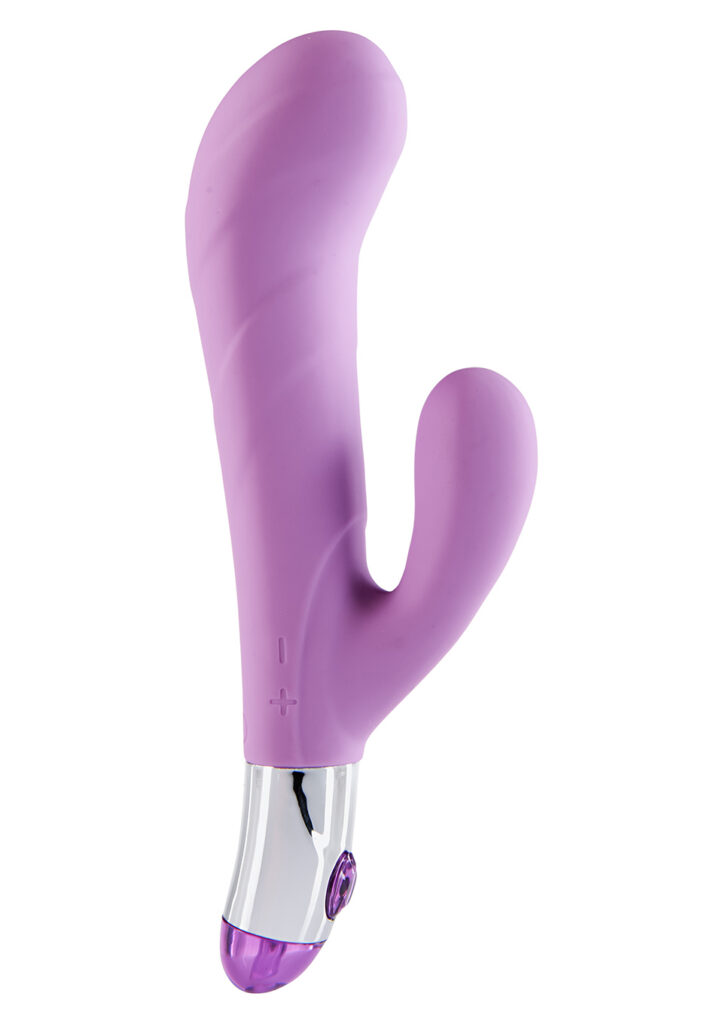 G-Spot Twin Vibrator Purple-1