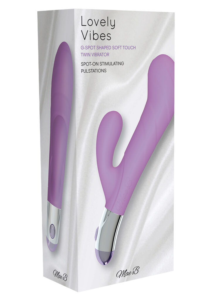 G-Spot Twin Vibrator Purple-2