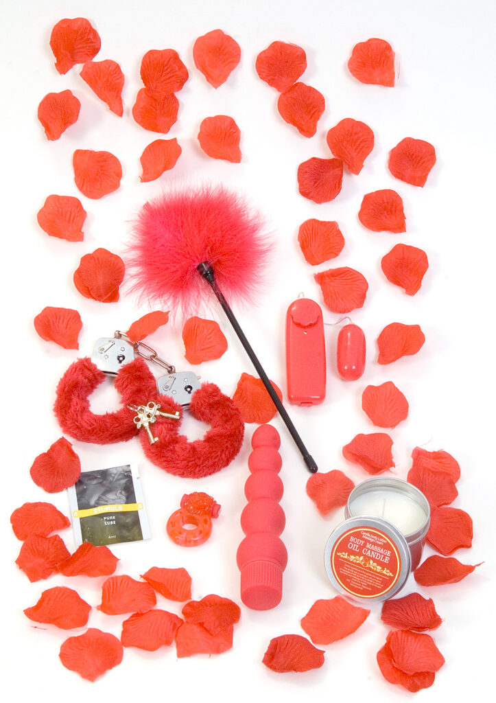 RED ROMANCE PRESENT SET - 7-Delar-2