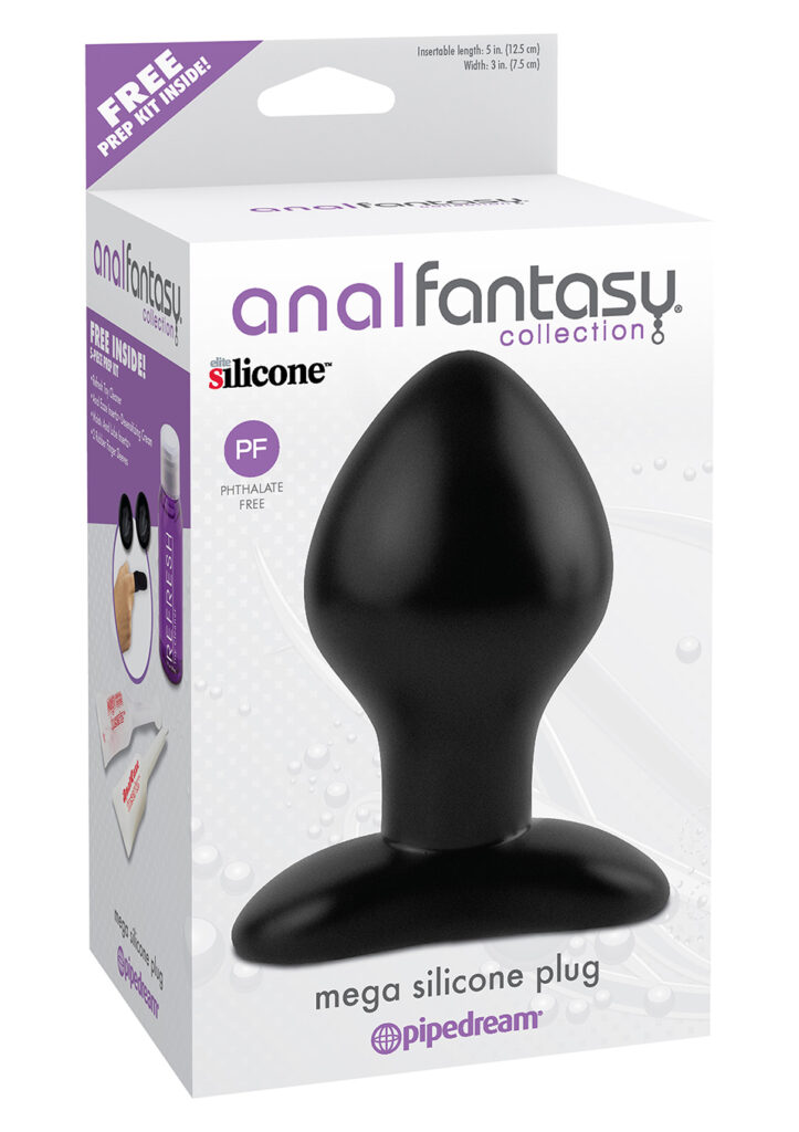 AFC MEGA SILICONE PLUG BLACK-1