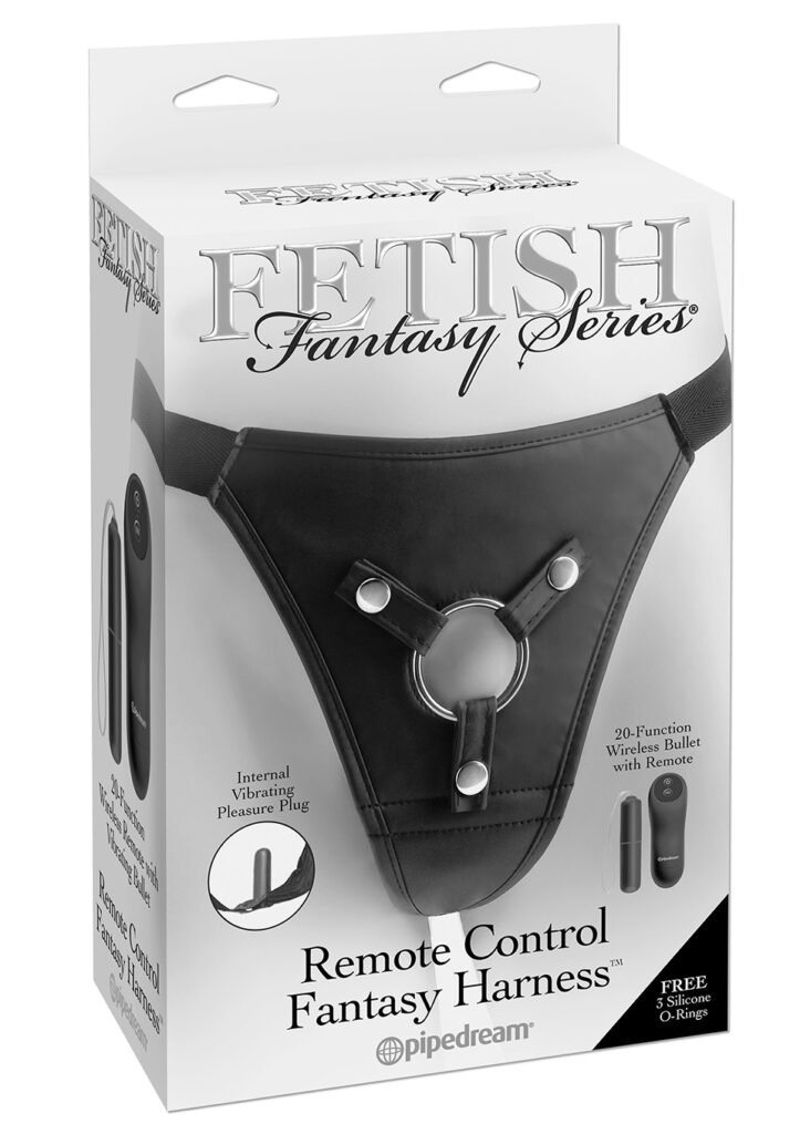 FETISH FANTASY REMOTE CONTROL FANTASY HARNESS - STRAP ON SELE-2