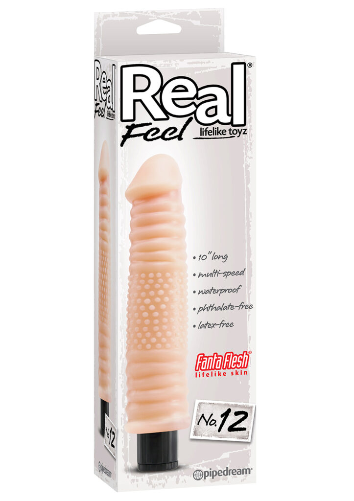 Real Feel Lifelike Vibrator No 12 - Flesh-2