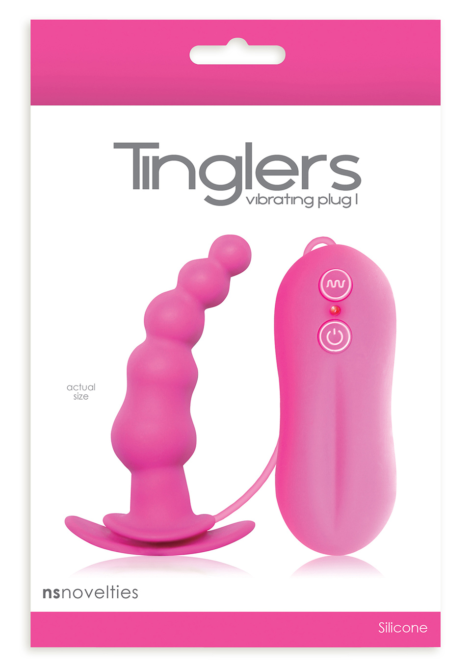 TINGLERS VIBRATING PLUG 1 PINK | Anala sexleksaker - Analpluggar och Buttplugs - Sexleksaker - Sexleksaker med fjärrkontroll - NS Novelties sexleksaker - Bästsäljare - bästsäljare | Intimast