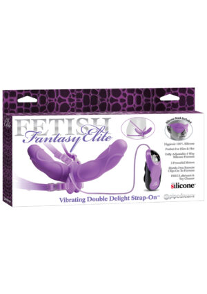 Fetish Fantasy ELITE 13" VIBR.DOUBLE DELIGHT DUBBEL DILDO-1