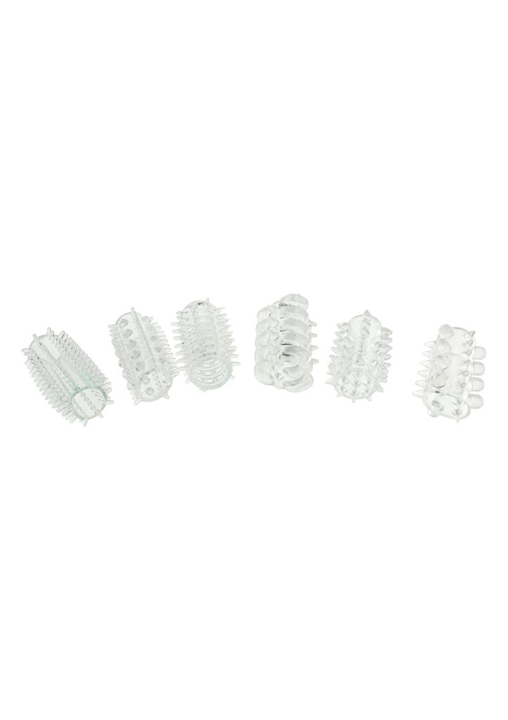 Power Penis Sleeve Set Clear -1