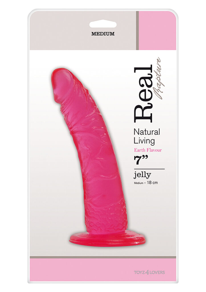 DILDO REAL RAPTURE 18 cm jelly dildo-1