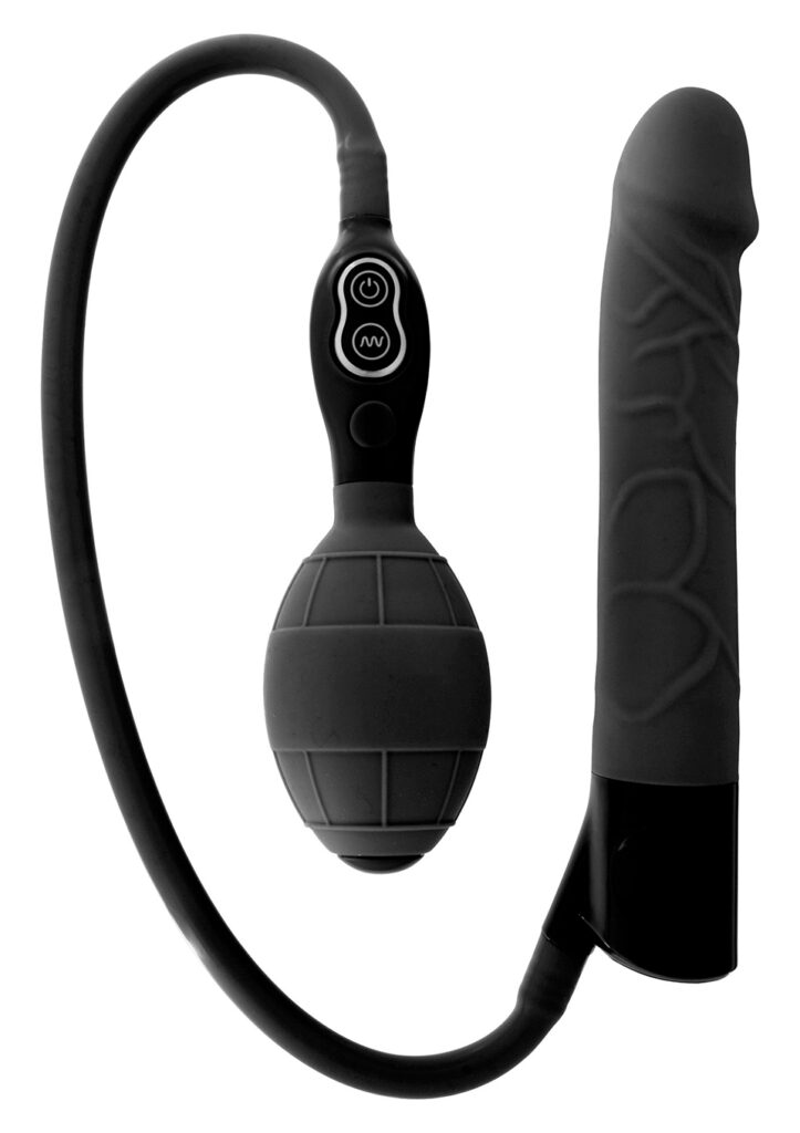 INFLATABLE VIBRATOR BLACK -1