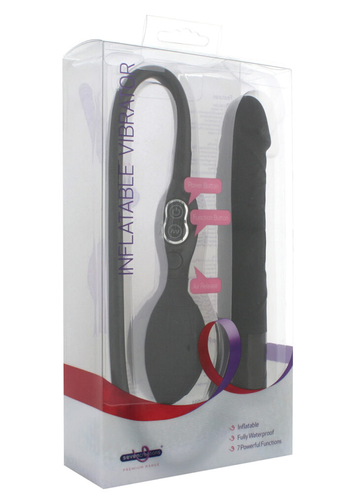 INFLATABLE VIBRATOR BLACK -2