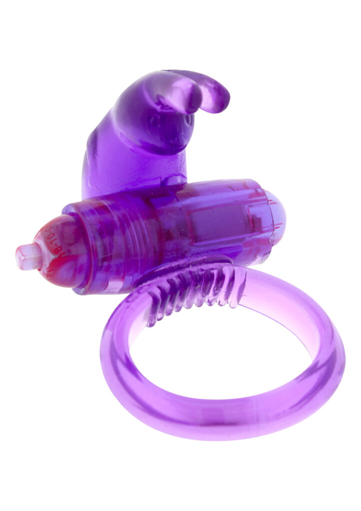 RABBIT VIBRATING COCKRING PURPLE - PENISRING -1